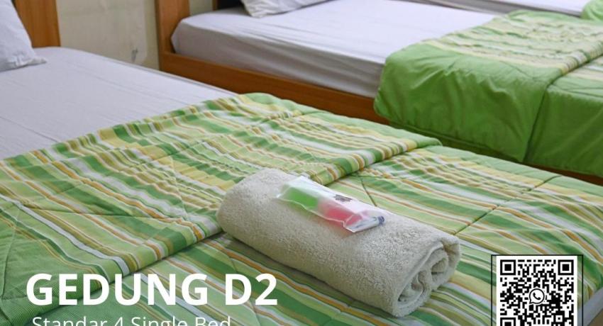 Standar 4 Single Bed - Gedung D2