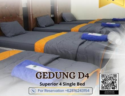 Superior 4 Single Bed - Gedung D4