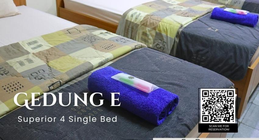 Standar 4 Single Bed - Gedung E